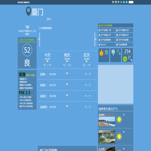 厦门天气预报一周